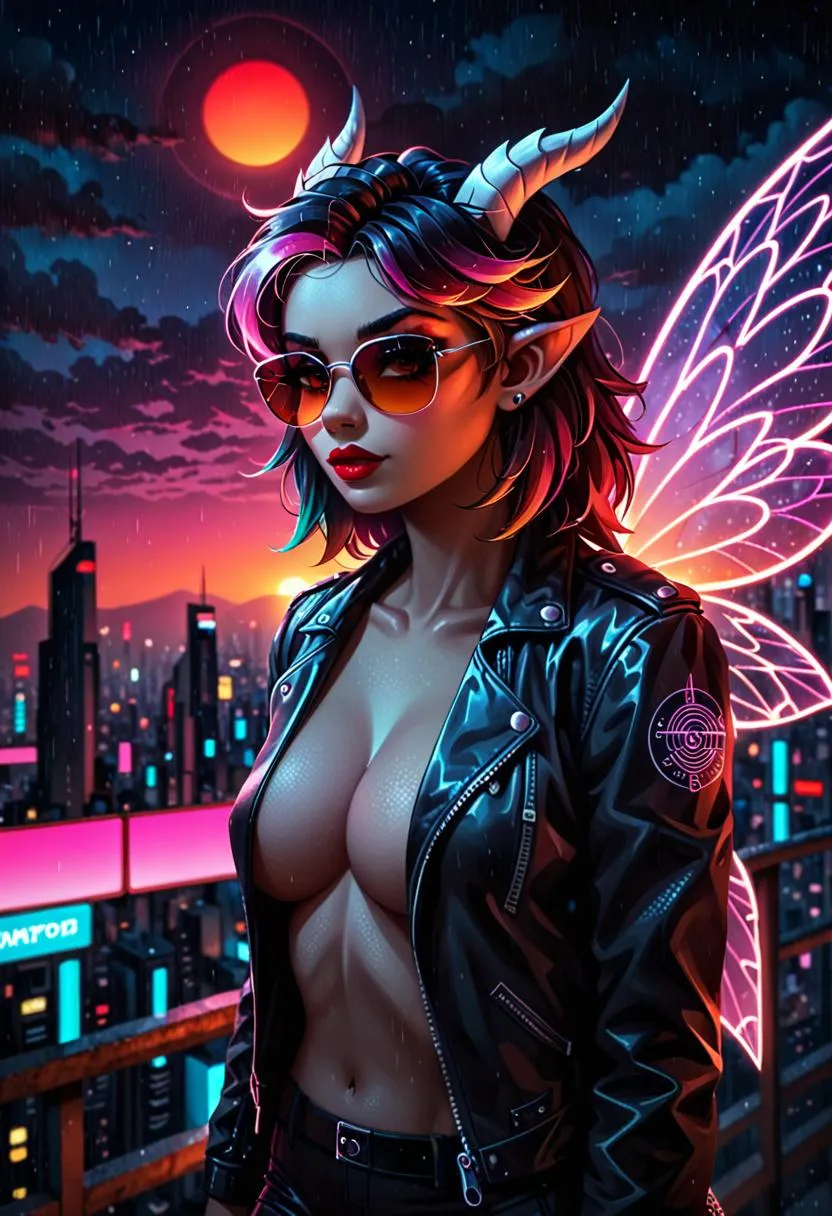 Competition: Dragon fairy hybrid with a futuristic vibe