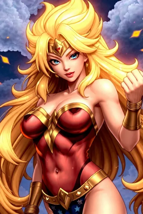 (Competition) What if Diana of Themyscira had Saiyan DNA?