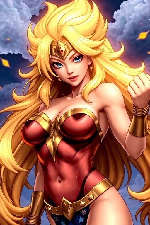 (Competition) What if Diana of Themyscira had Saiyan DNA?