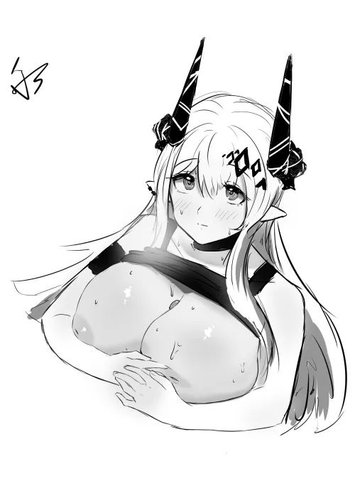 Enjoying Mudrock's boobs