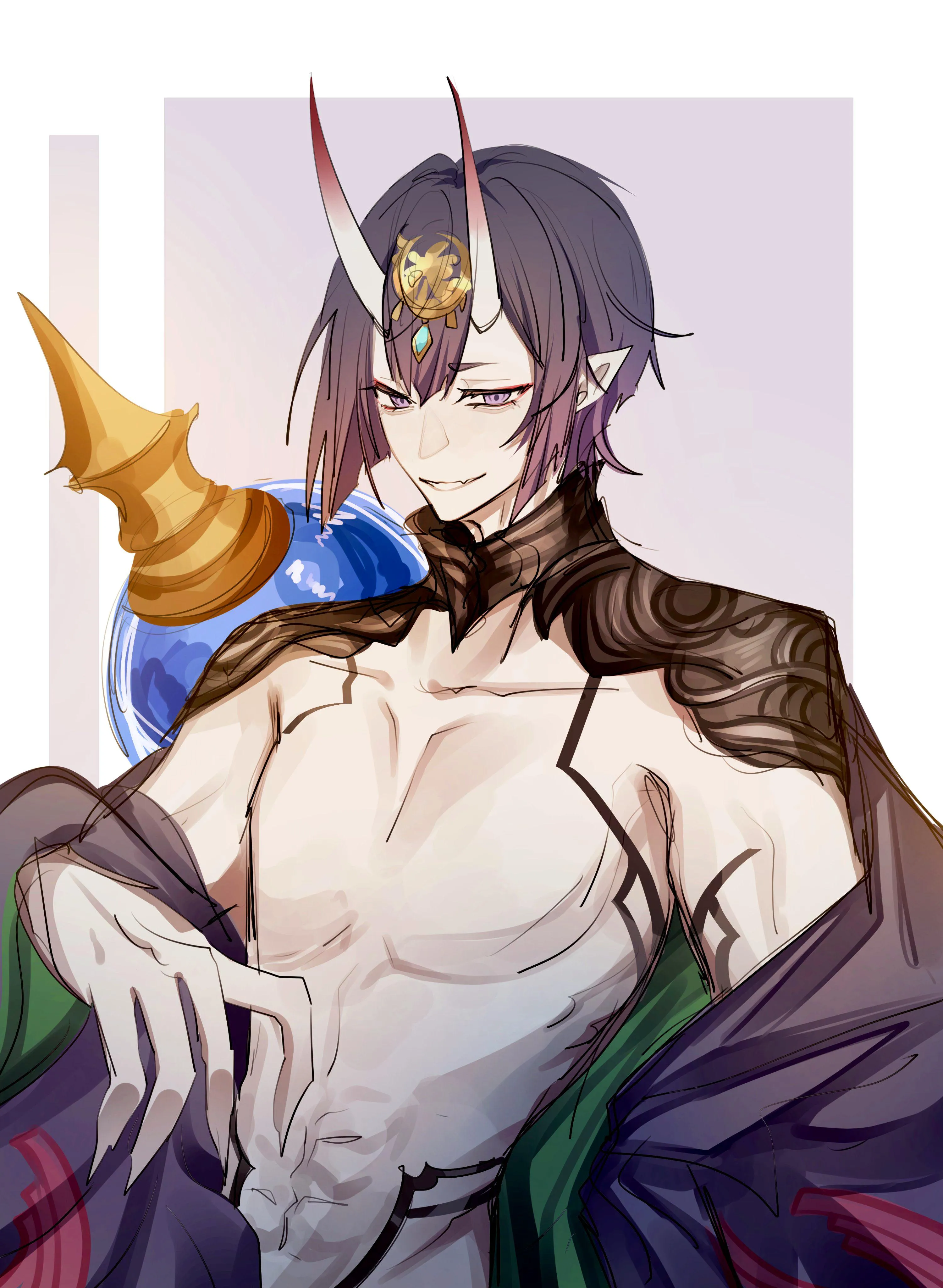 Male Shuten Douji (Umihotasan)