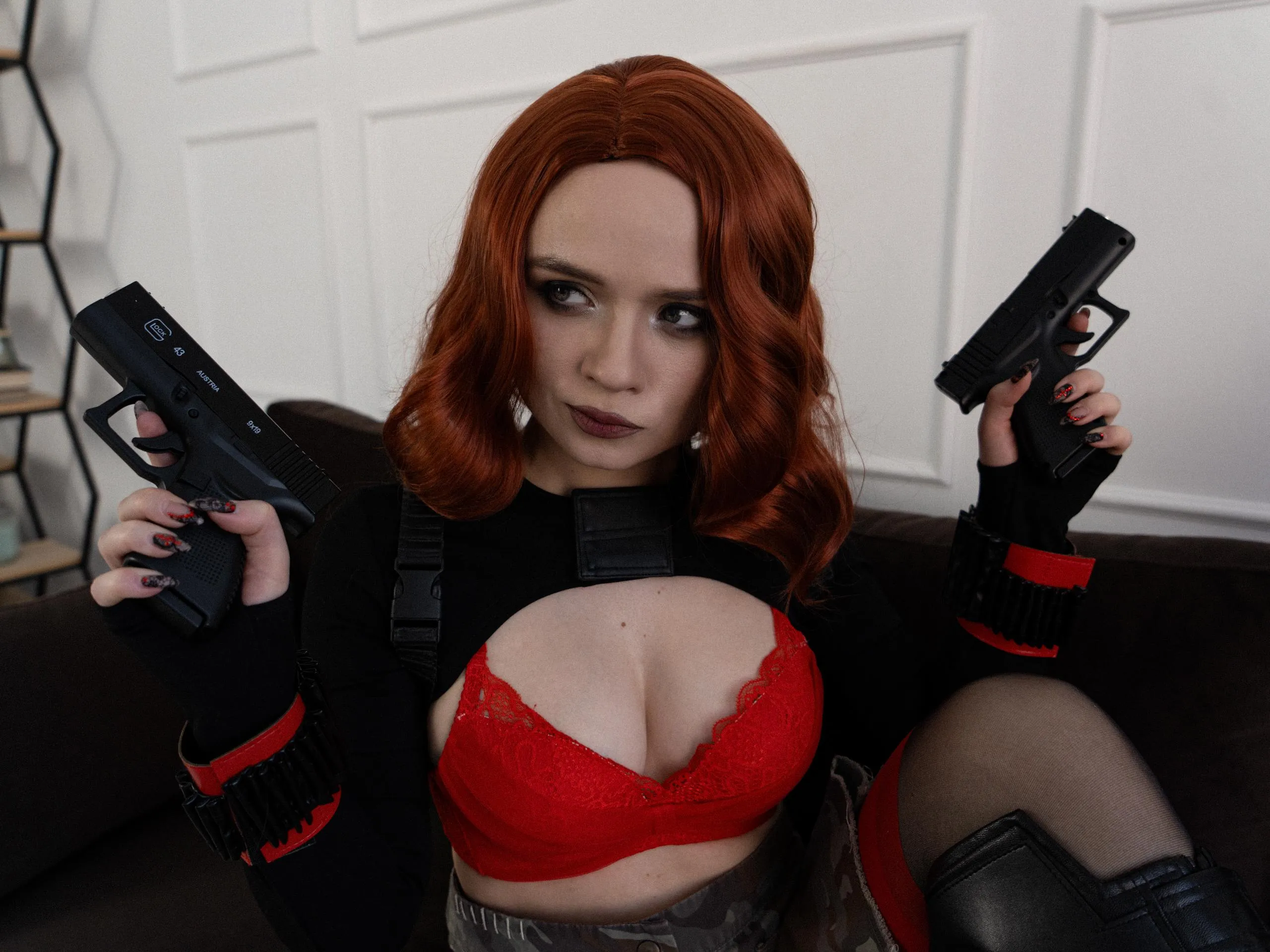 My new cosplay. Yes, the Black Widow remains as hot as ever, make sure of that. 🖤