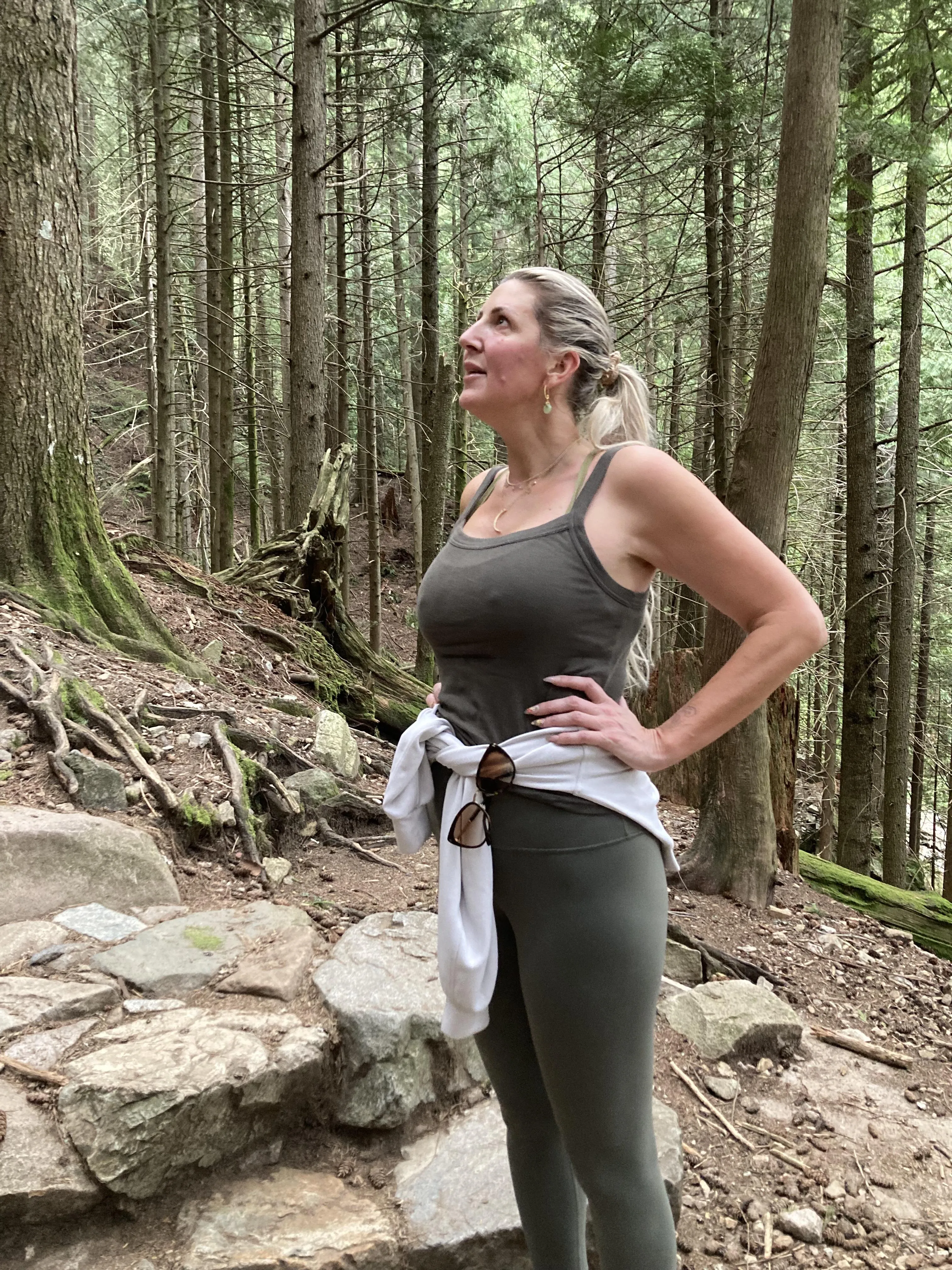 Not sure if you can tell but even hiking wouldn't let me wear it