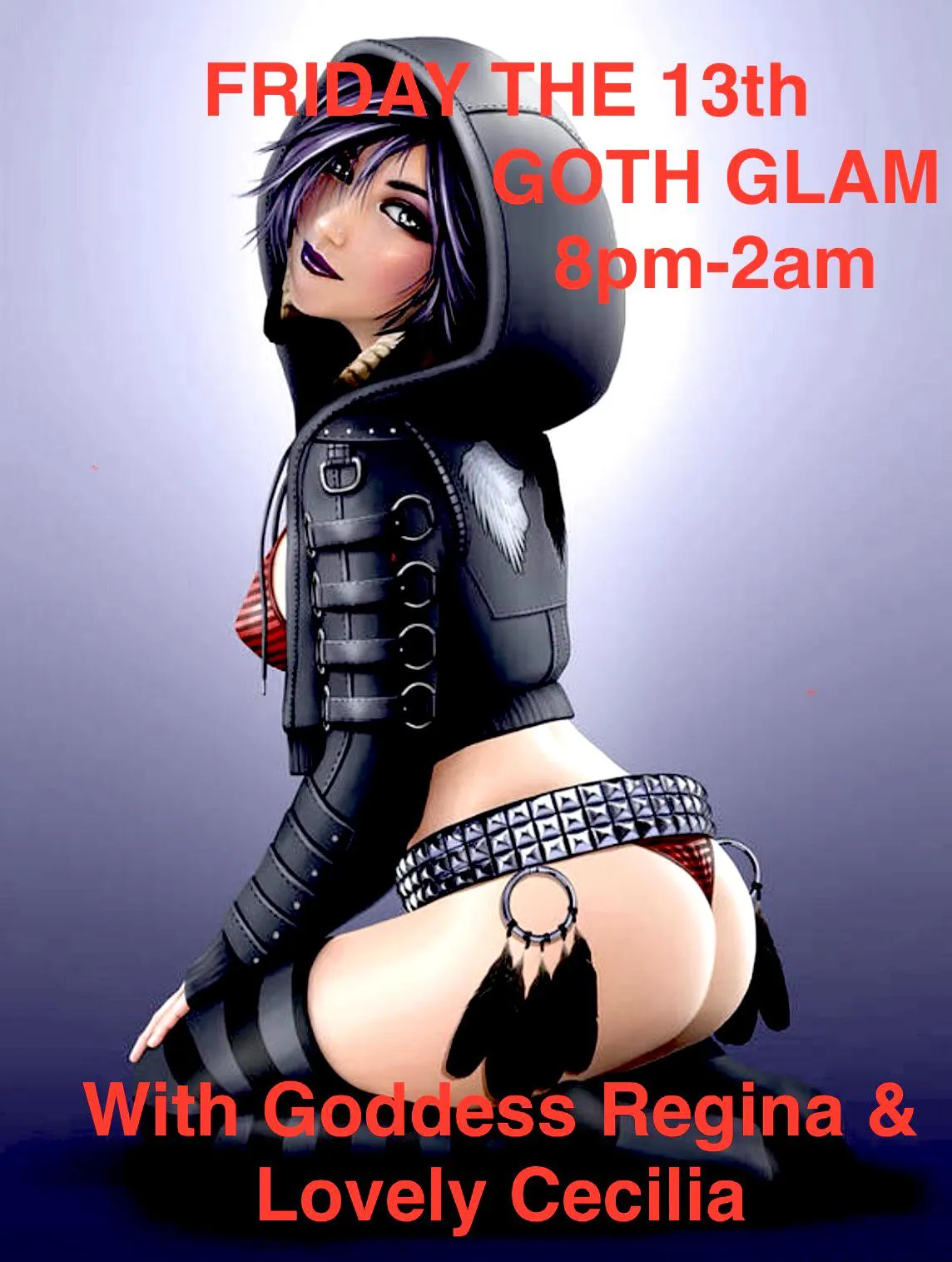 Sexy Goth Glam Friday  13th