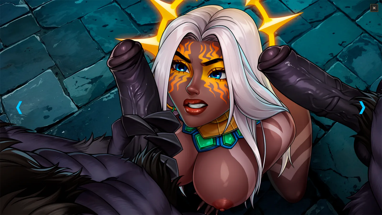 Shana encounters Abyss fighters [Shana Priestess of Tona] (Lustration Team)