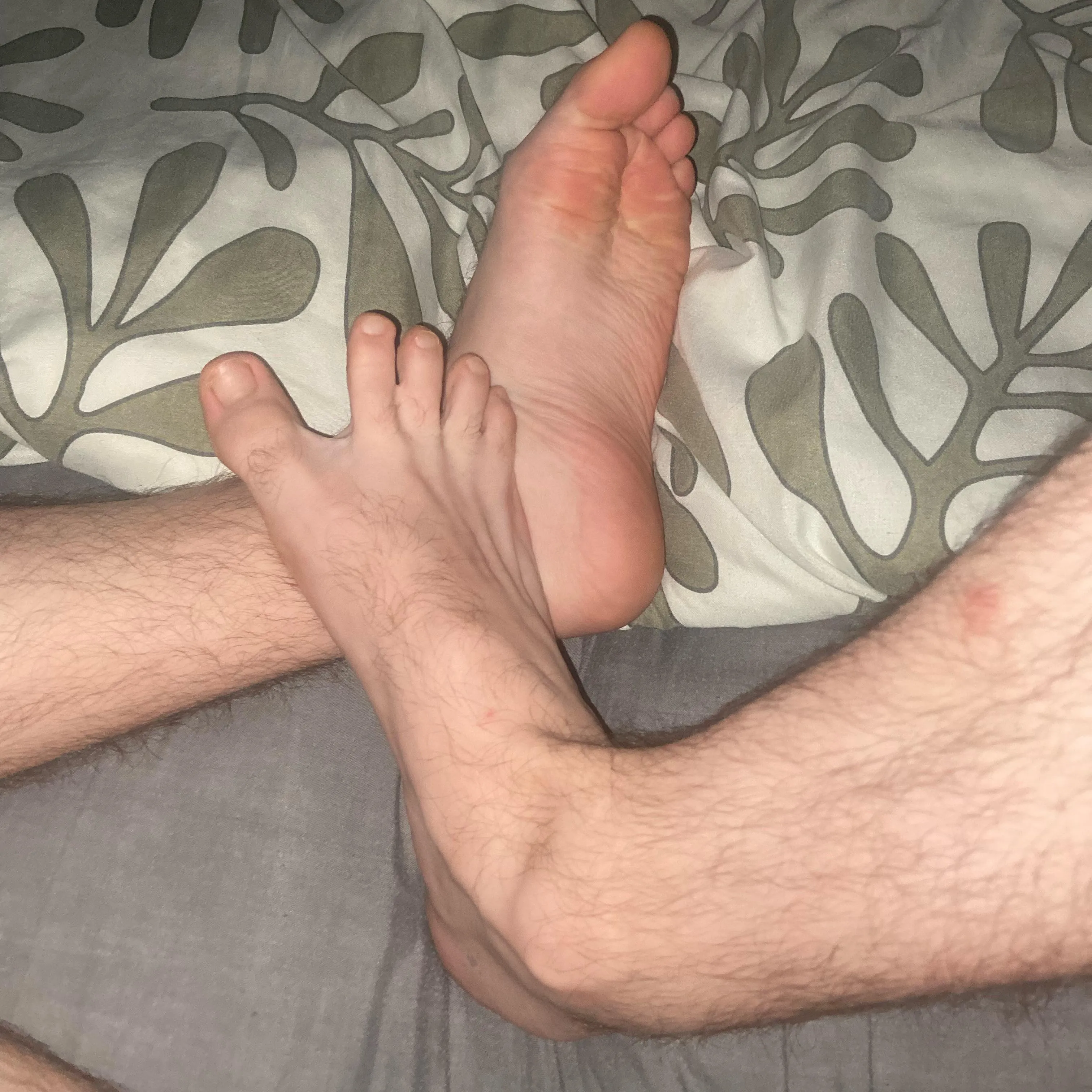 Suck my toes?