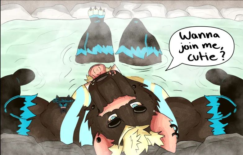 Wanna join me, cutie ? Artist:Evilblaver