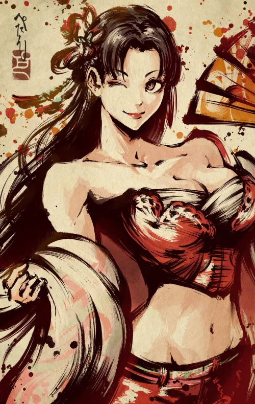 不知火舞 artwork by (pe51illust)