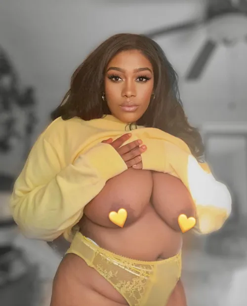 black girls in yellow >