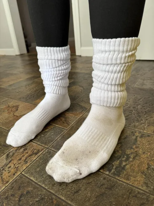 Dirty slouch socks, dirtier mind