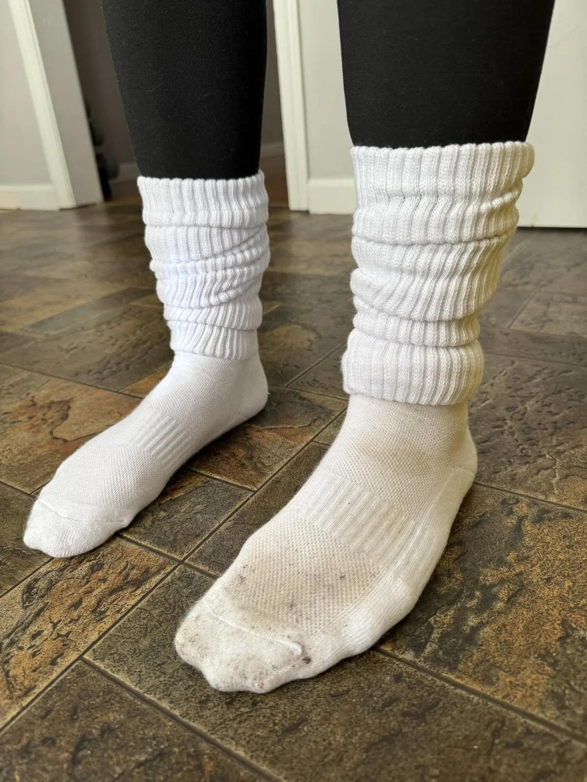 Dirty slouch socks, dirtier mind