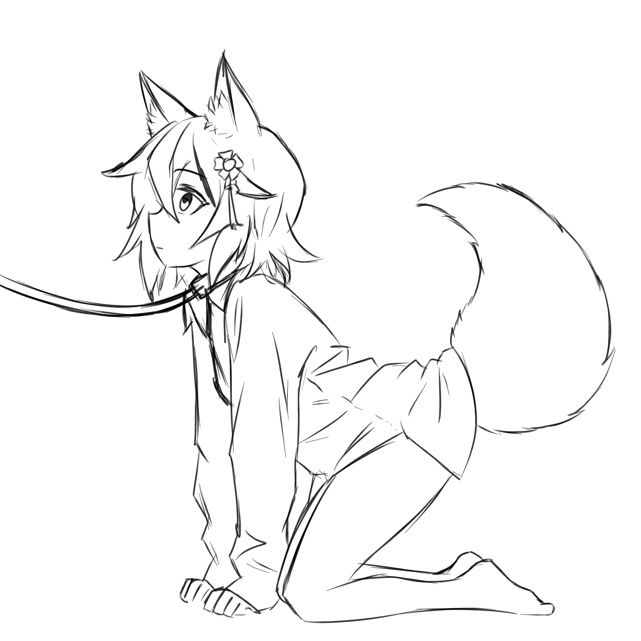 Leashed Senko [Senko-san]