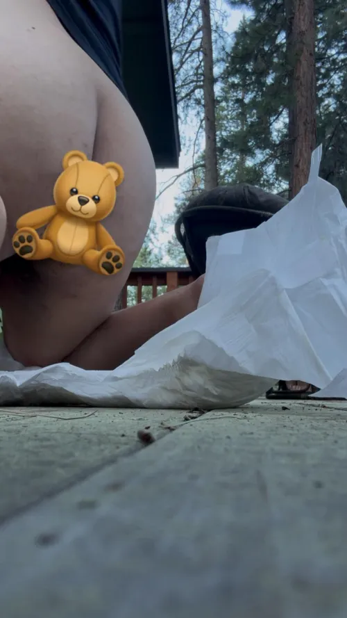 my FIRST TIME messing outside