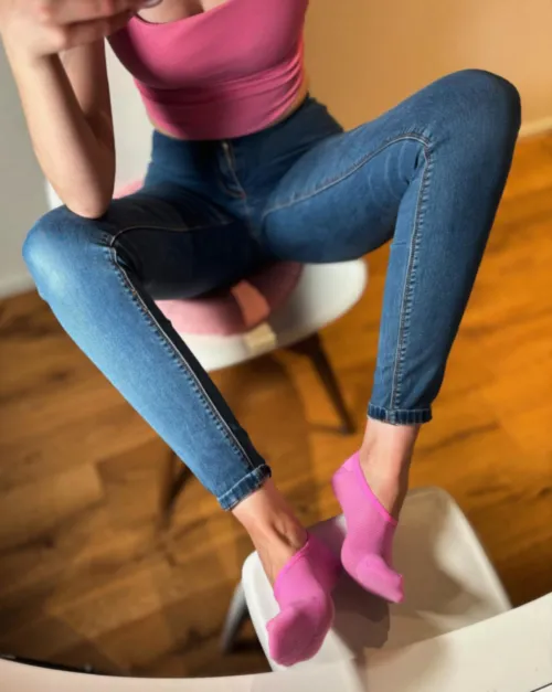 Pink on Pink, with a Side of Blue Jeans 🍦