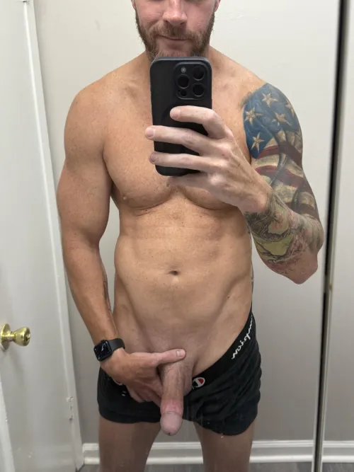 Post workout stretch!