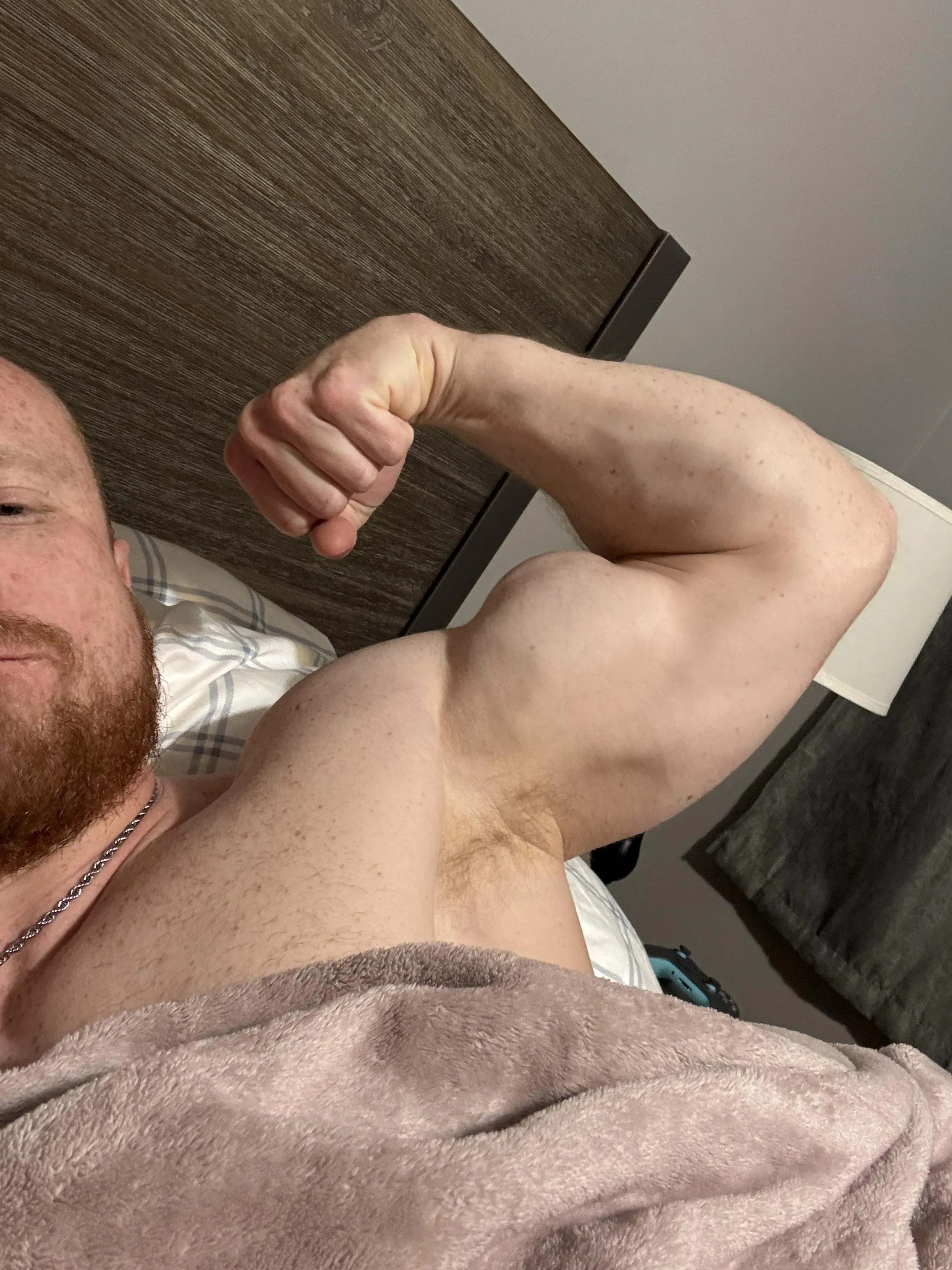 Showing my pits before bed