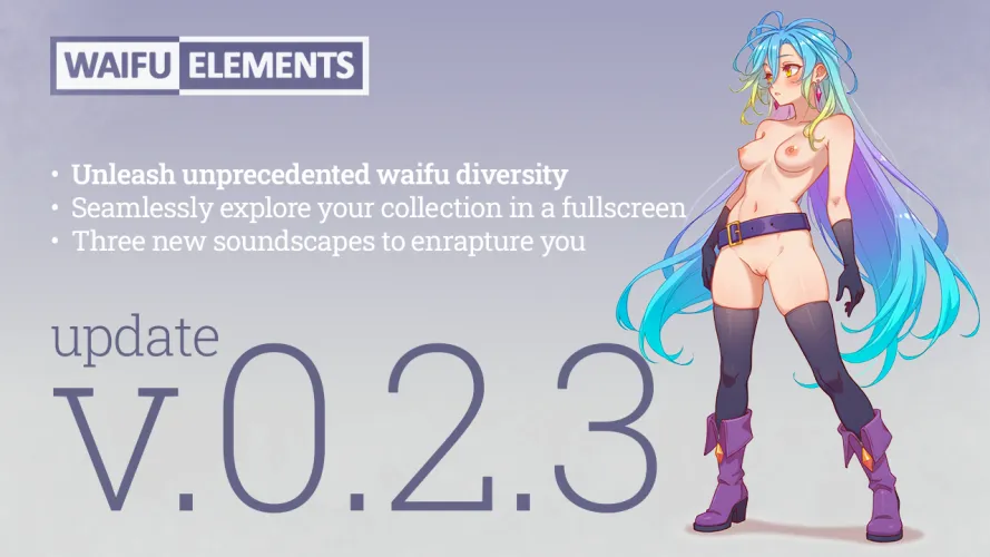 Waifu Elements v.0.2.3 is here [by Unirion Games]