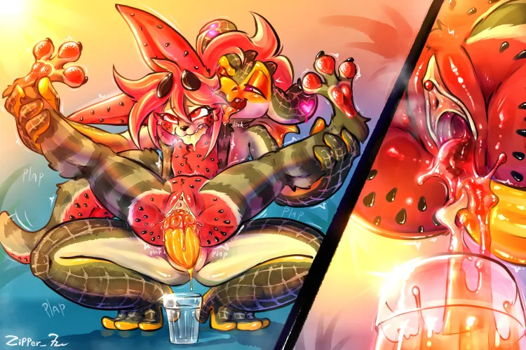 Watermelon x Melon juice mix! (zipper_7z) [MF]