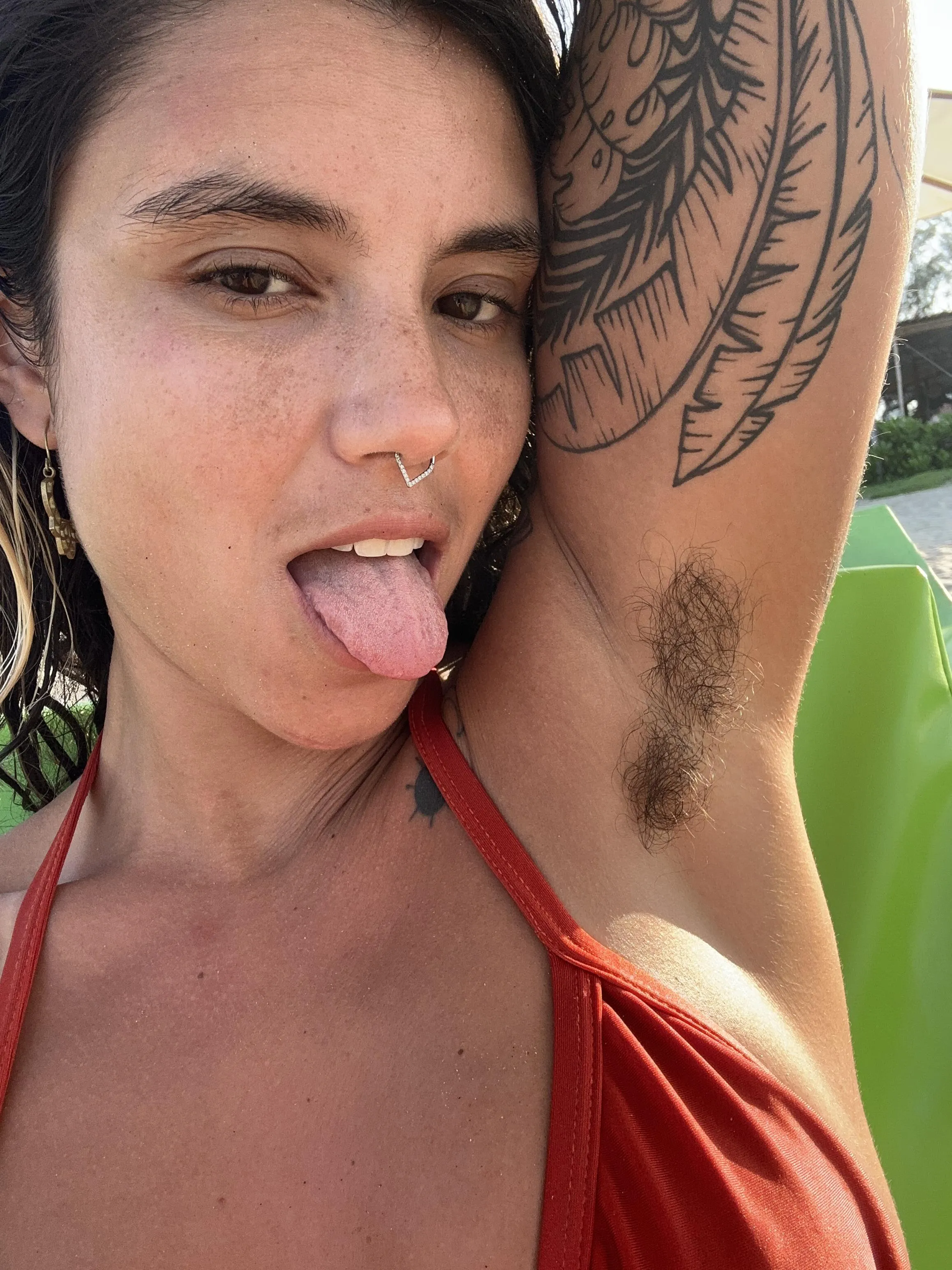 Where would you put your tongue first?