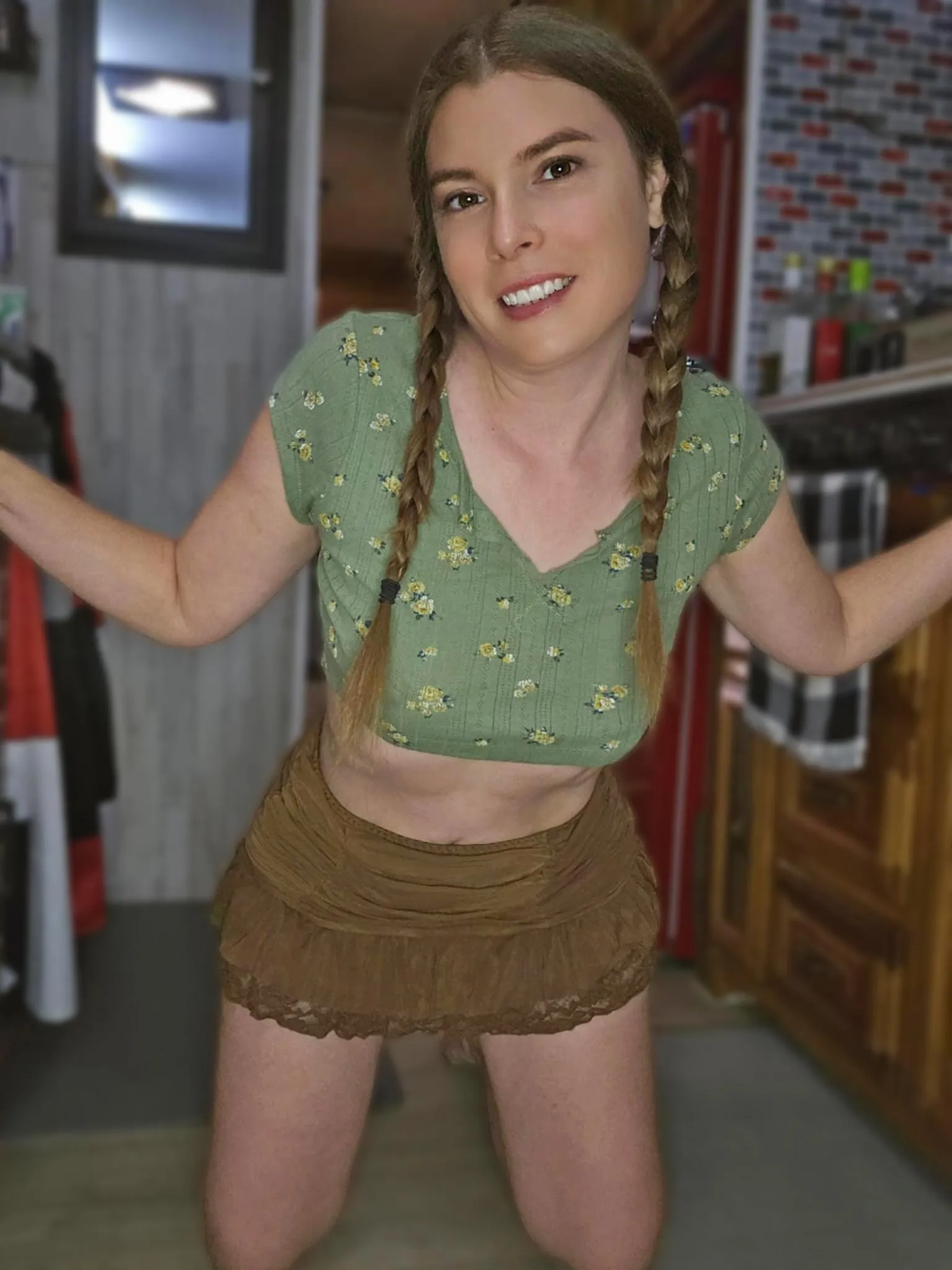 You like braids? Handles?