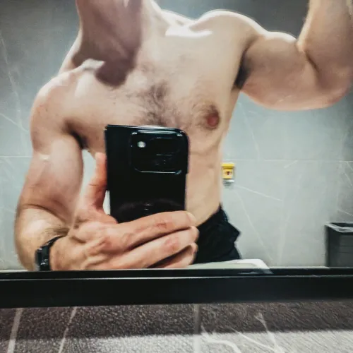 Arms need a post workout massage