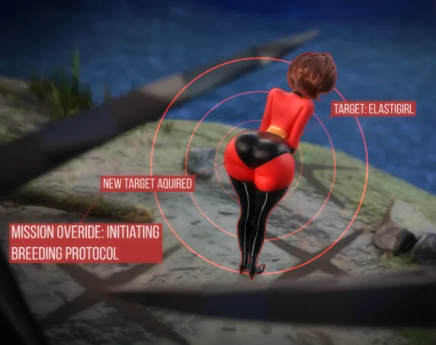Elastigirl targeted as breeding material (read caption)