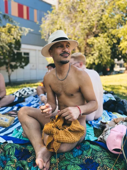 Happy world wide knitting in public day!