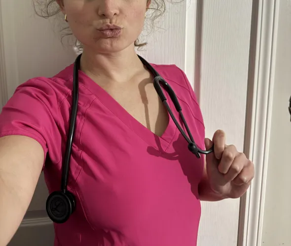 Hey! I’m Greenley, and I will be your good girl, I mean nurse tonight