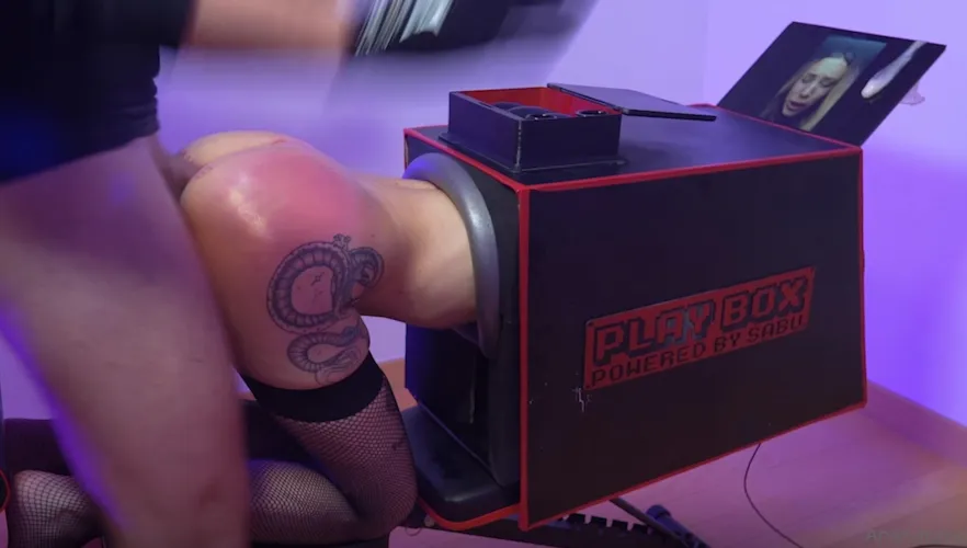 Just a PlayBox being assfucked and spanked in the back room,