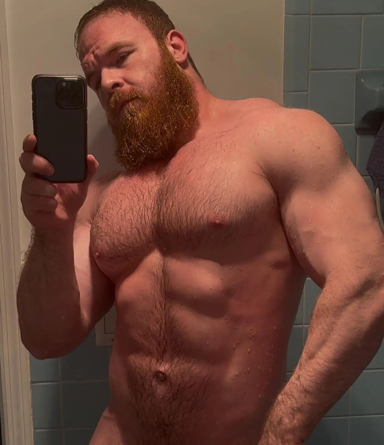 Tested my willpower to leave the comfort of the hot water to do legs 😤