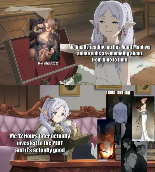 These adult manhwas surprises me sometimes. Sadly, we're probably never gonna get an Anime Adaptation.