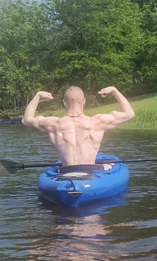 Worship this muscle after kayaking?