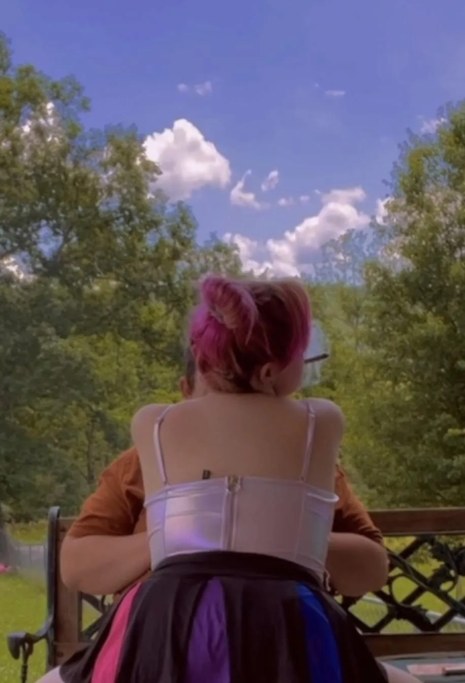 Best seat in the house 💋💗