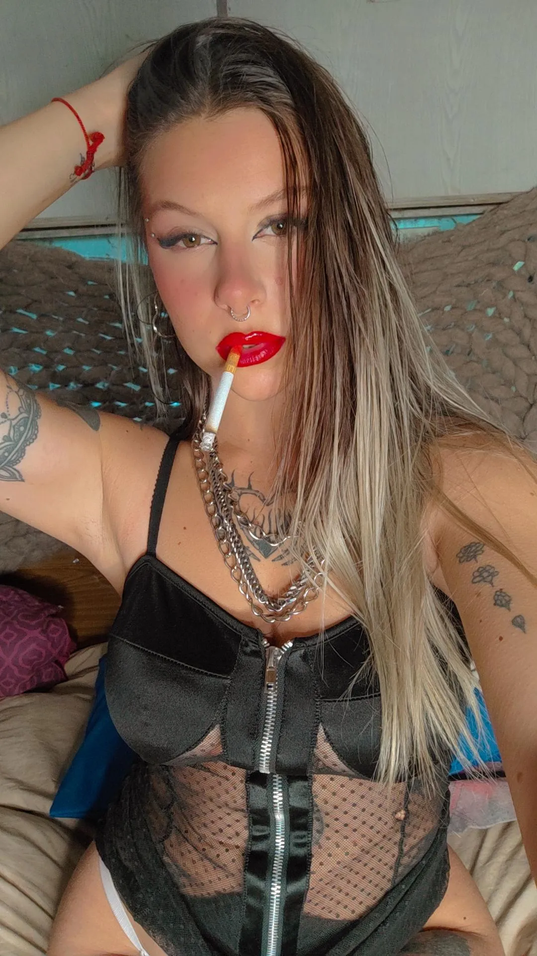 Kiss me... even if I taste like your worst habit