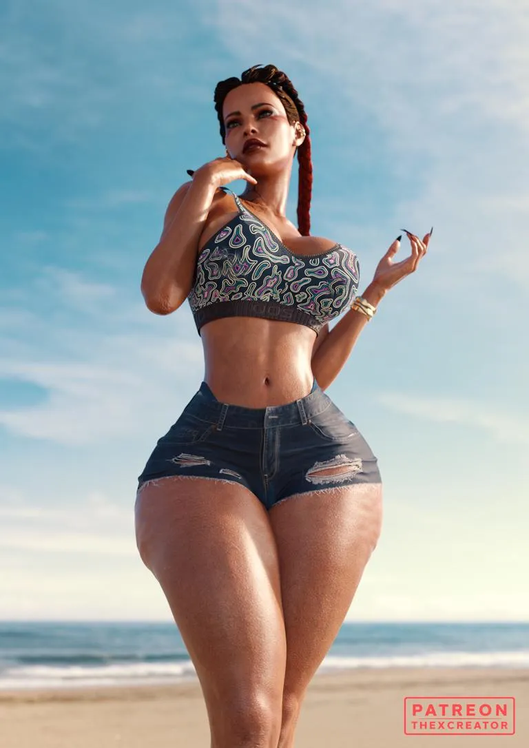 Loba at the Beach (The X Creator)