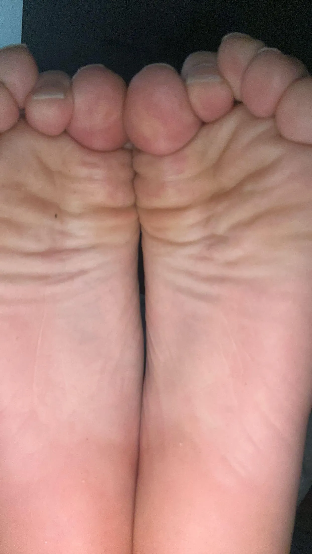 My feet are ready to catch your cum