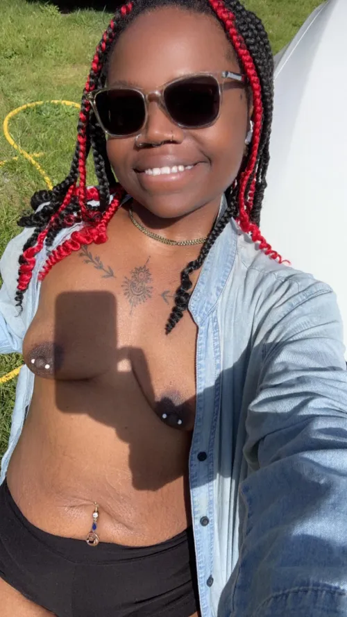 suck on my saggy lil titties?