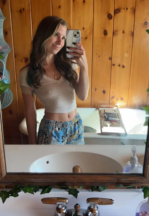 Trying to pull off innocent but also slutty