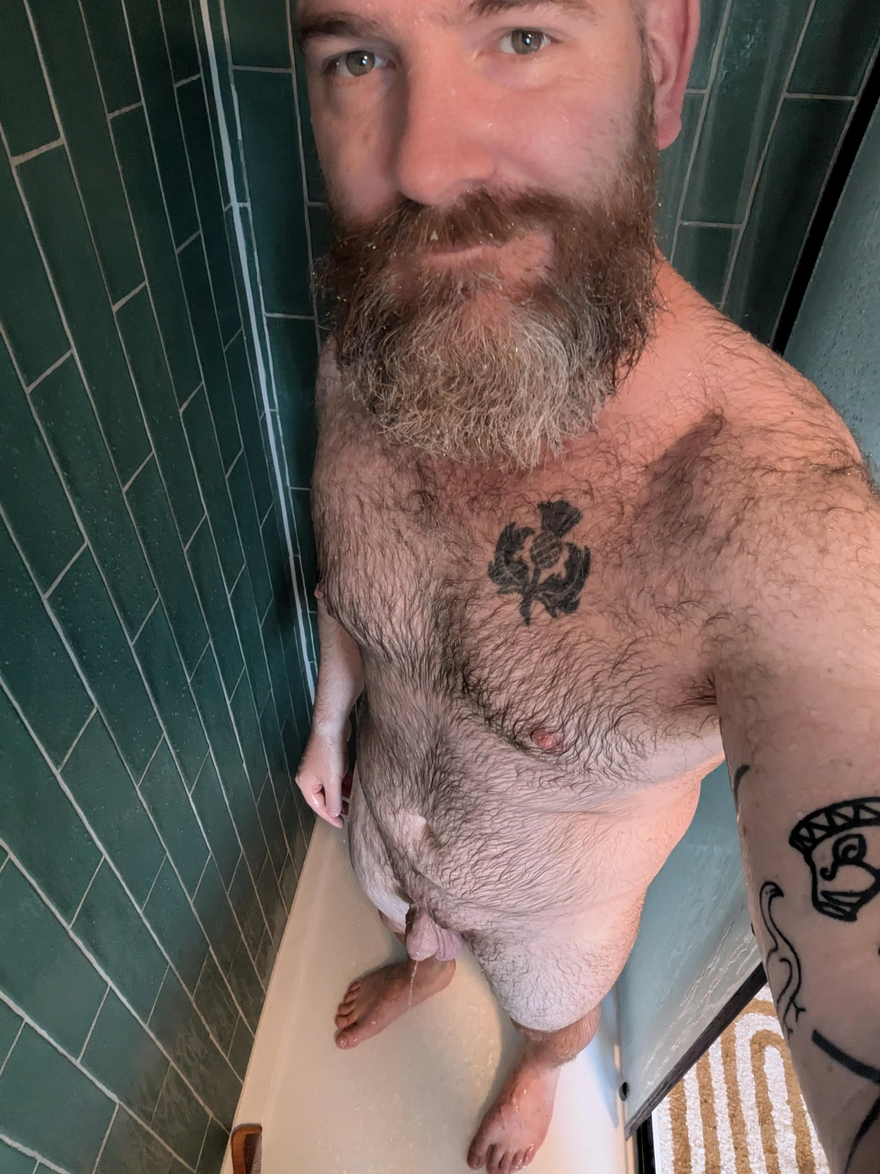 Way too hot today, shower needed!