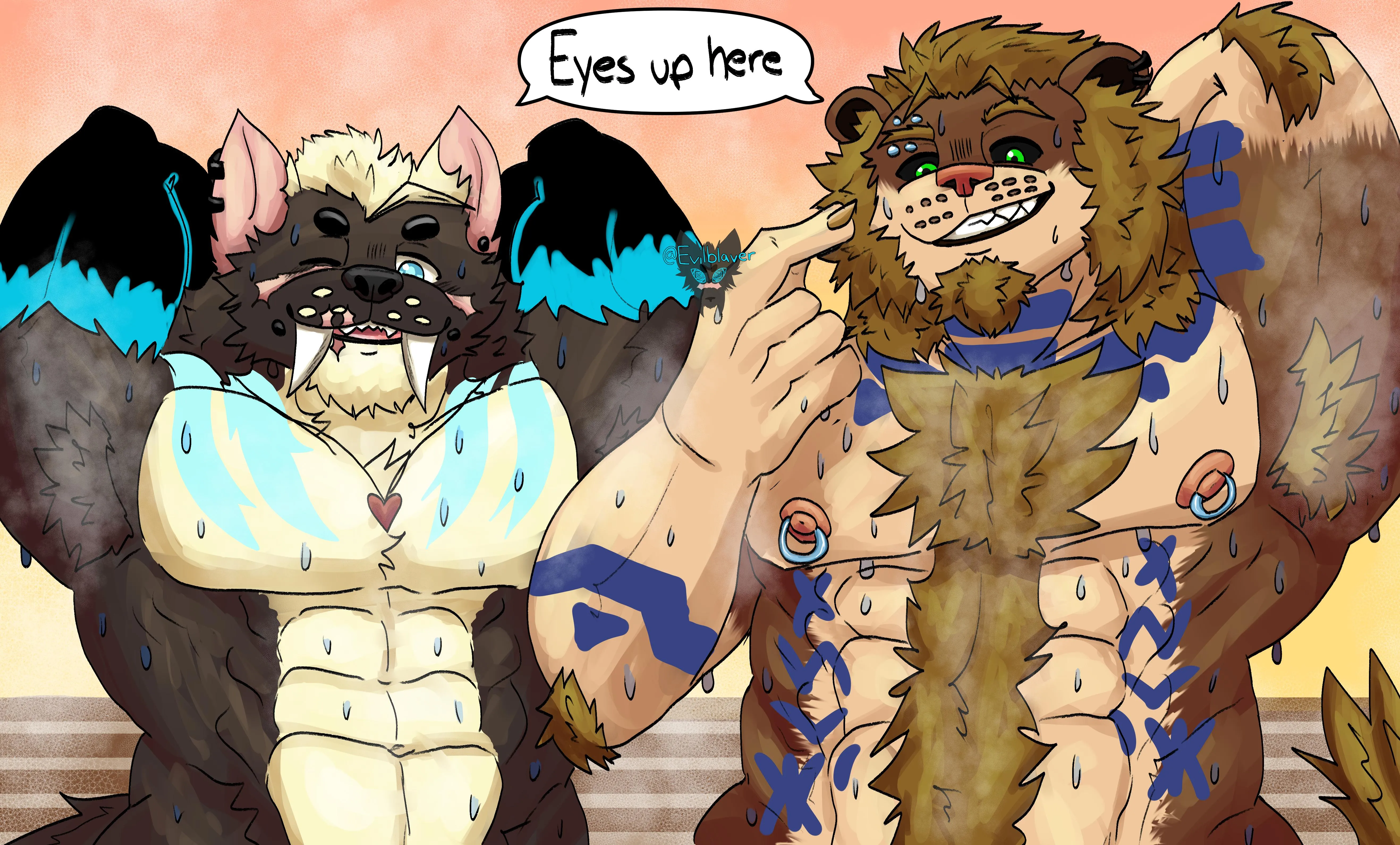 Eyes up here Artist:Evilblaver
