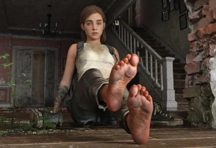 I want to clean and worship Ellie and her feet so bad😩💕