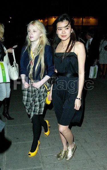 Luna and Cho looking somewhat tipsy