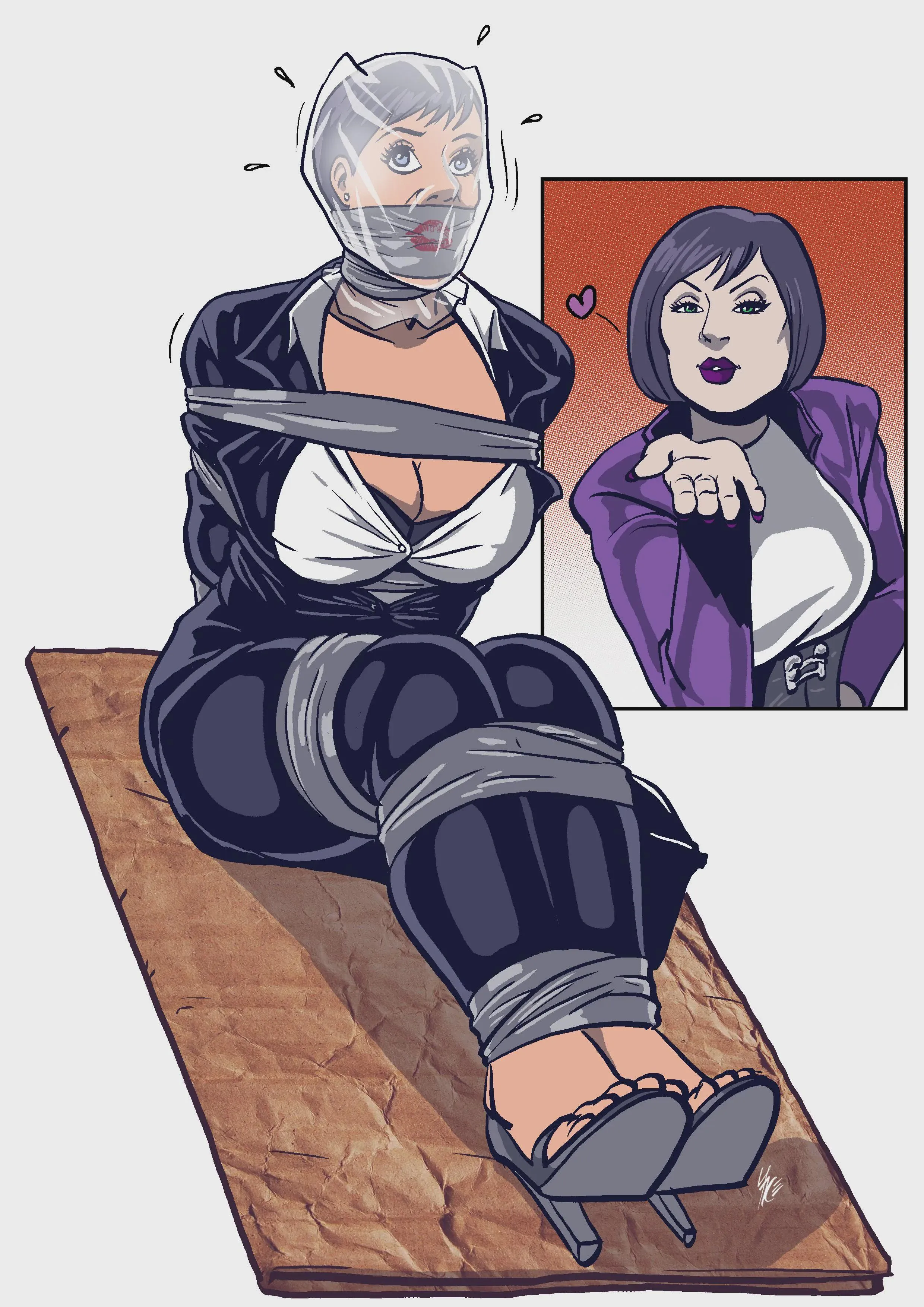 Only few minutes of air left