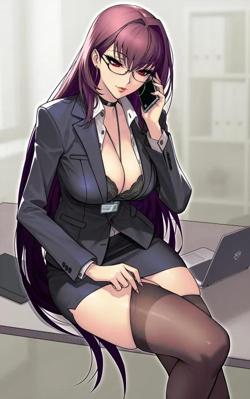 Scáthach at work [Fate/Grand Order]
