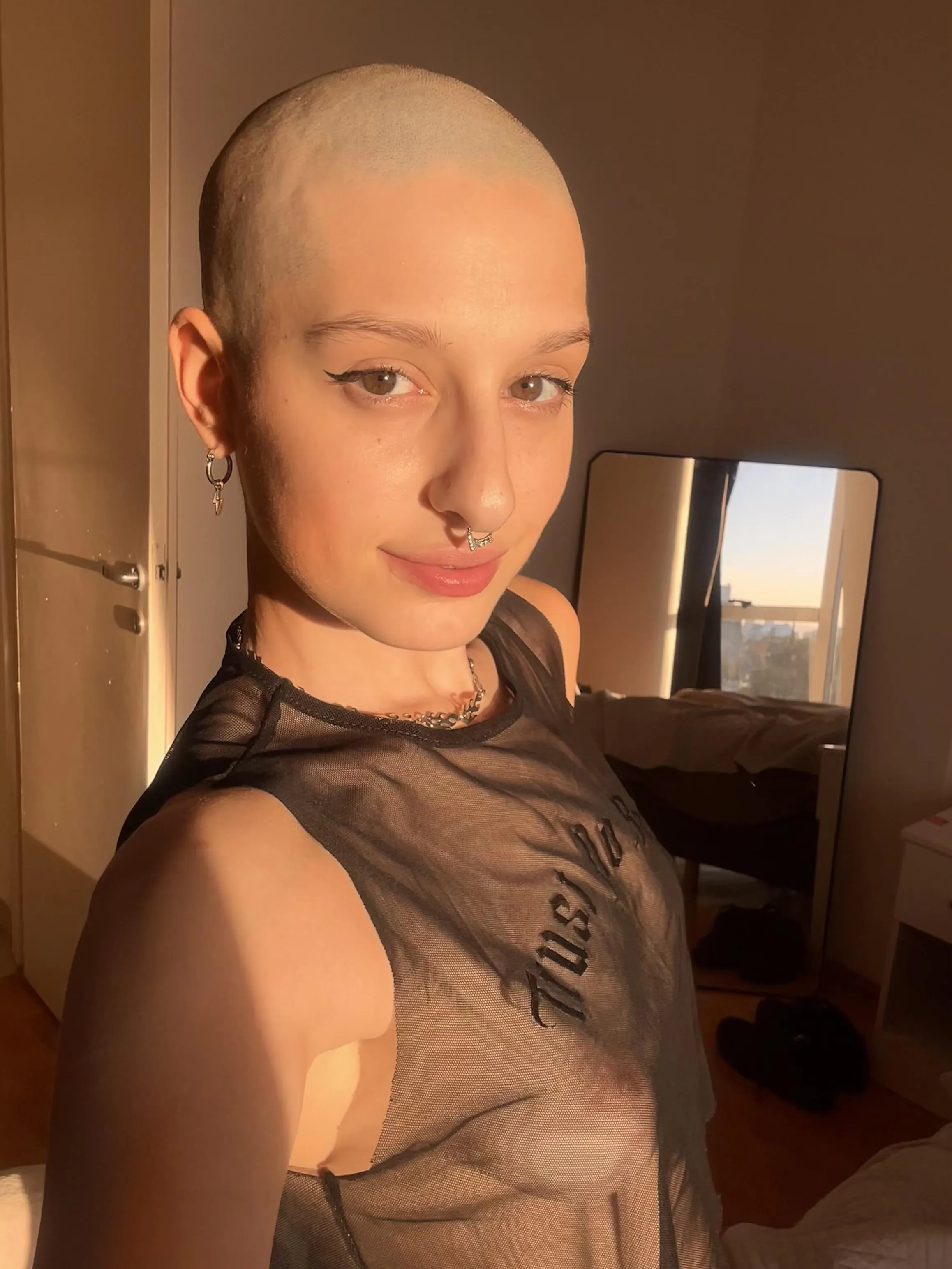 smooth shaved in golden hour