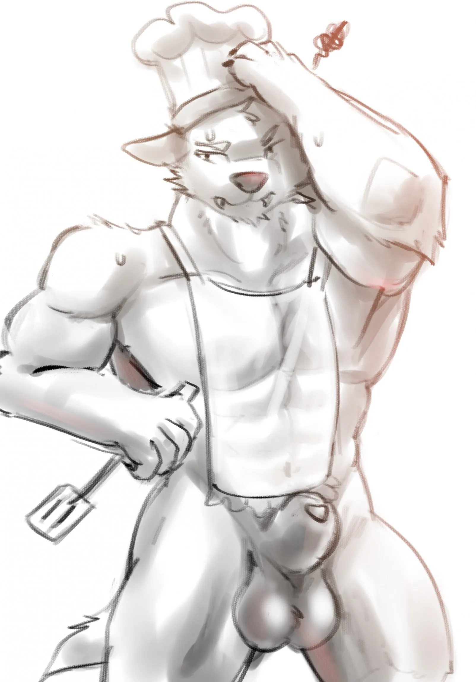 Wolf Chef Commission(Artist @StampmatS)  co0mm:open