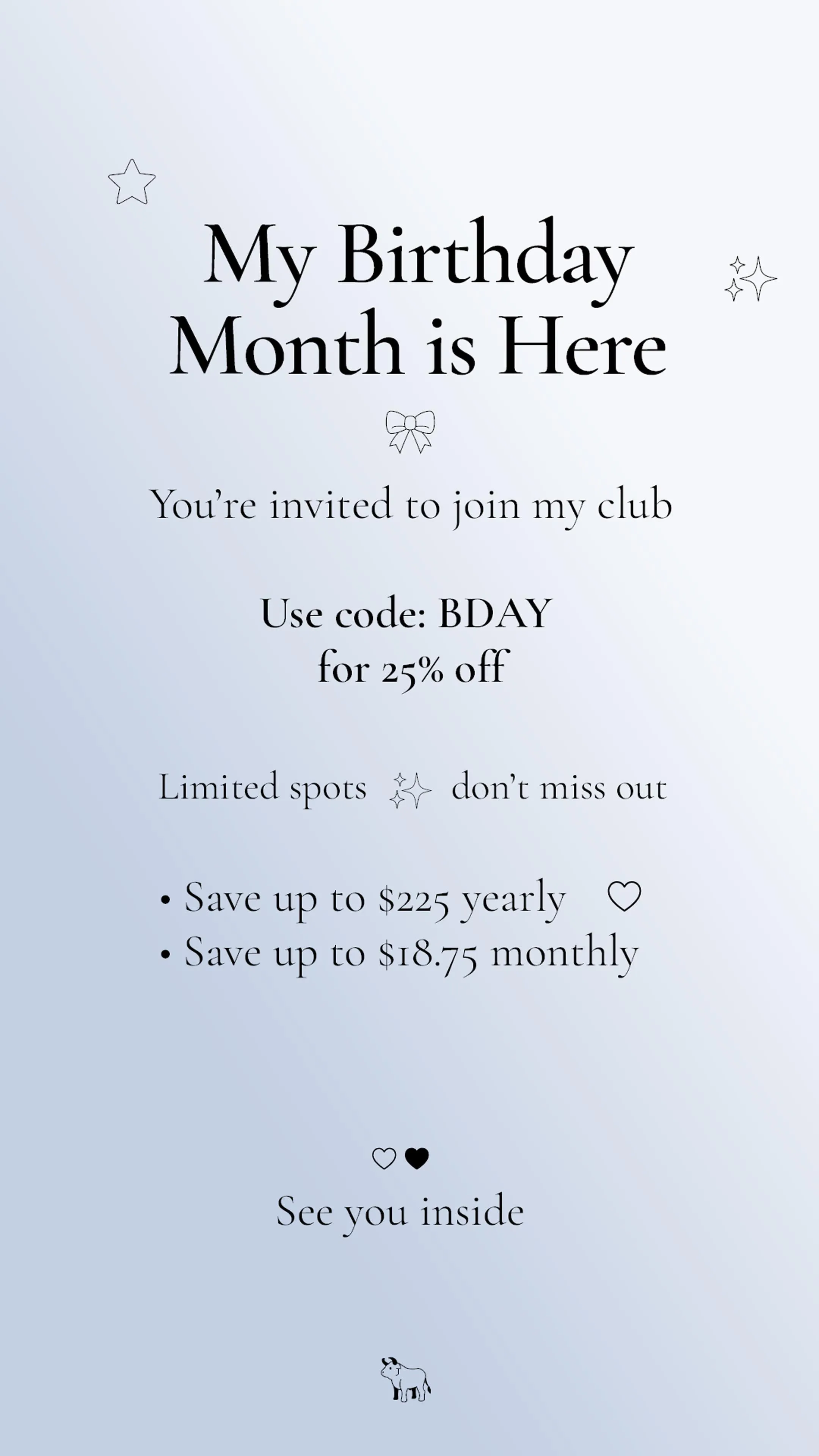 You’re invited ✨🤍