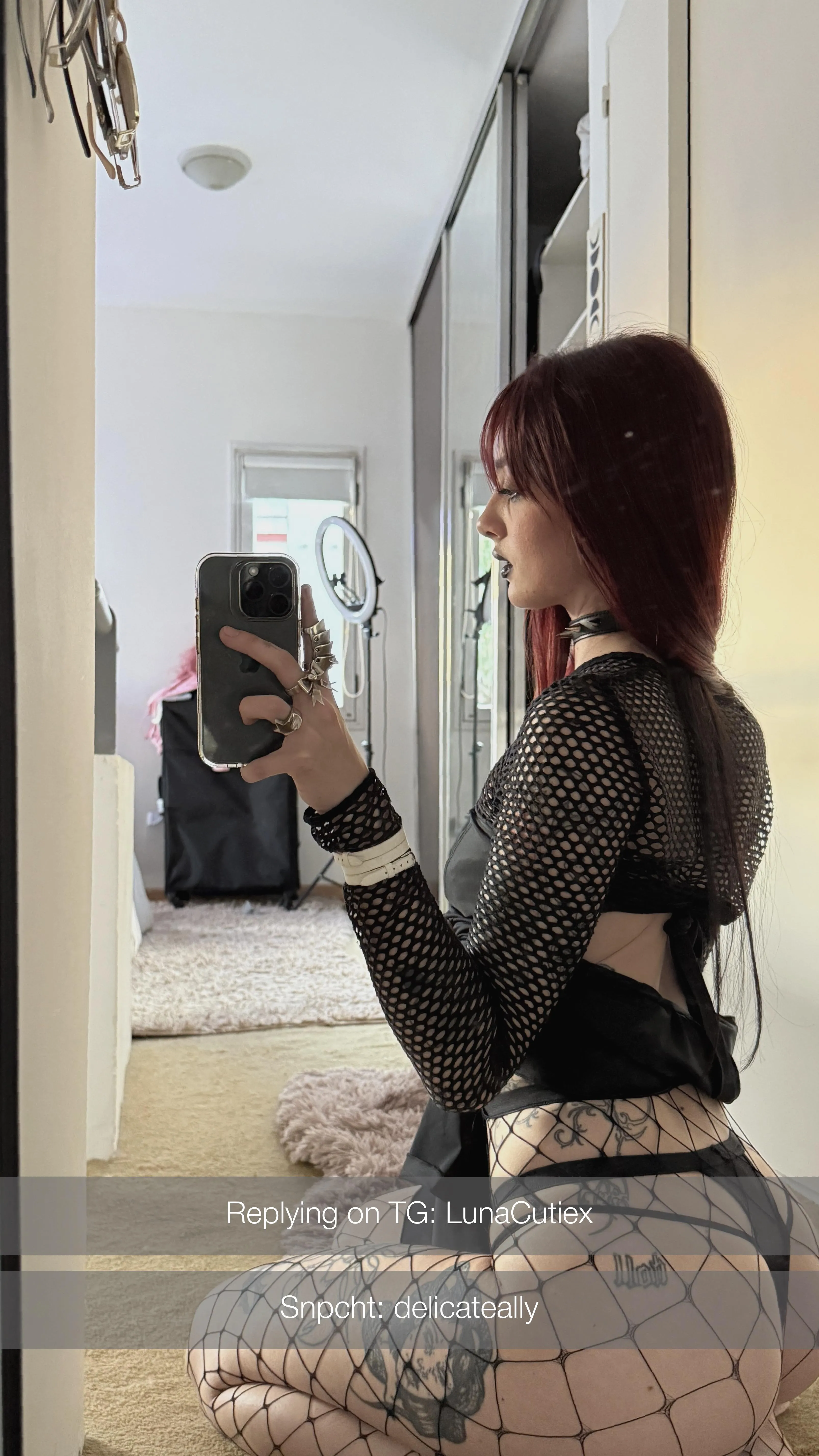 Want to see me do naughty things with this mirror, Comment down below for vids