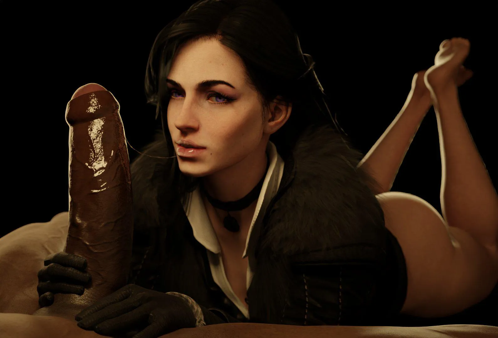 Yennefer admiring her handiwork (CabezaDePerro)