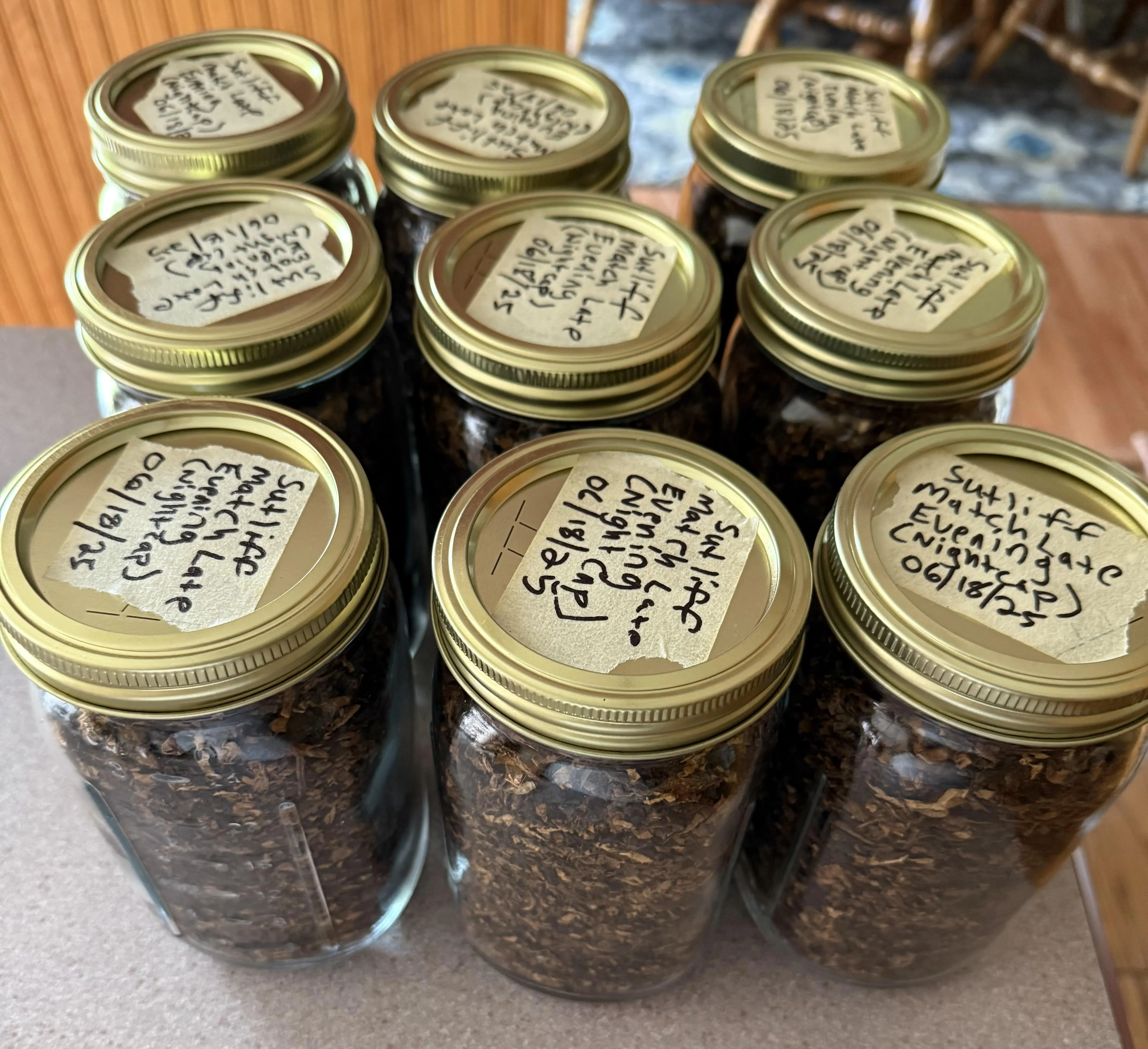 All jarred up and ready to cellar for a rainy day.